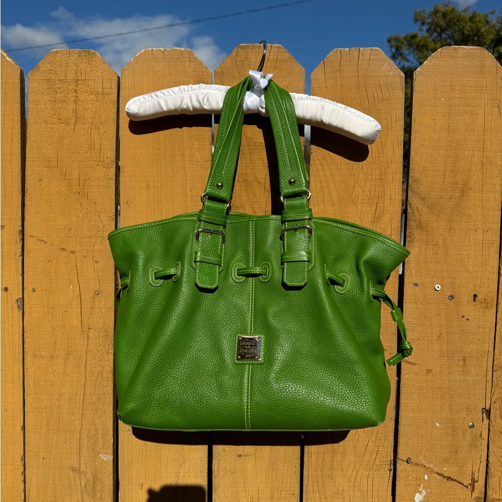 Green Dooney and Bourke 100% real leather bag